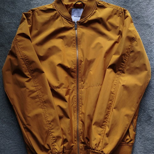 Pull & Bear bomber like new, orange, size S/M