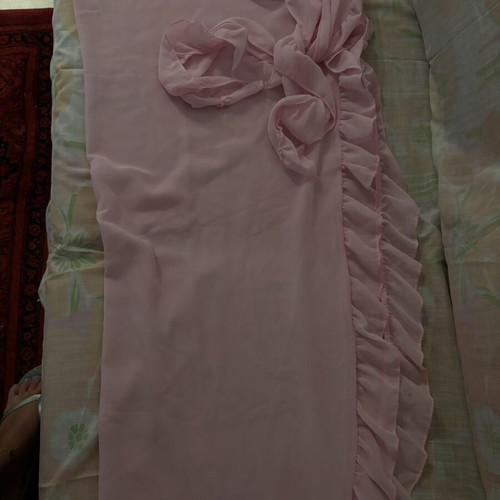 Pink pareo long, new
