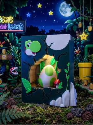 Yoshi RGB Lamp like new, retro gaming decoration