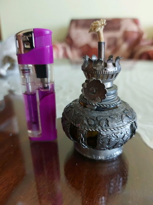 Маслена лампа от преди години