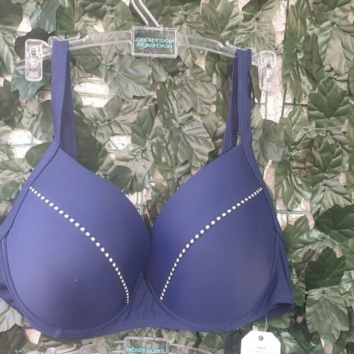Women's swimsuit size 42 M-L, dark blue, padded cups C/D
