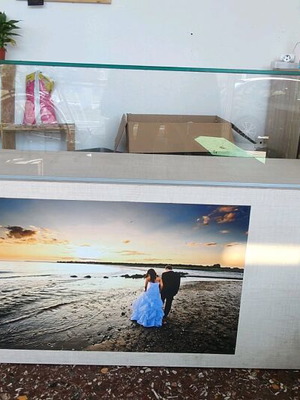 Showcases like new, set of 2 pieces