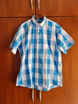 Guiseppe Gentile shirt XL new, white and blue