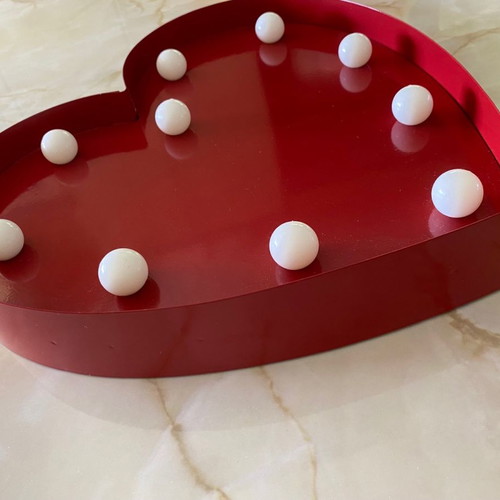 Butlers heart-shaped lamp new
