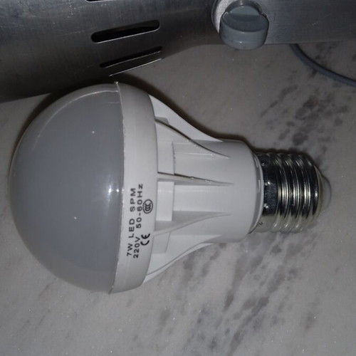 IKEA wall light like new, aluminum with switch and LED bulb