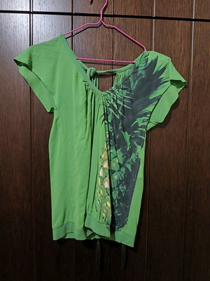 Fornarina green blouse like new, size S