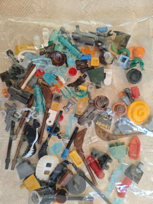 Lego figures used, various pieces