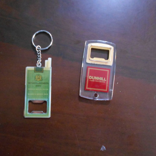 Cigars used, 6 metal cases and openers