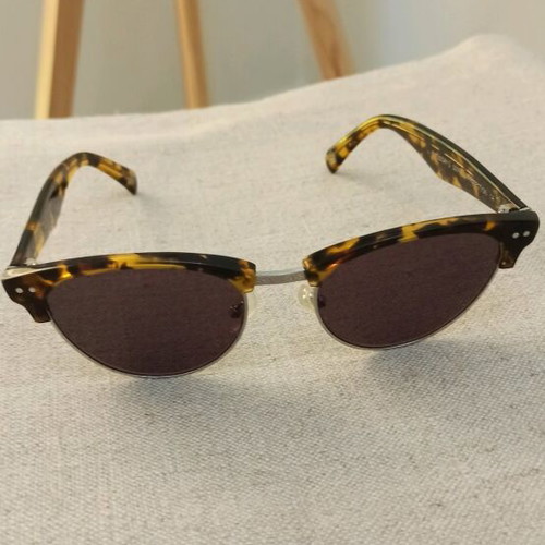 Massimo Dutti sunglasses used, brown and gold