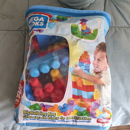 Mega Bloks Big Building Bag Fisher-Price First Builders like new