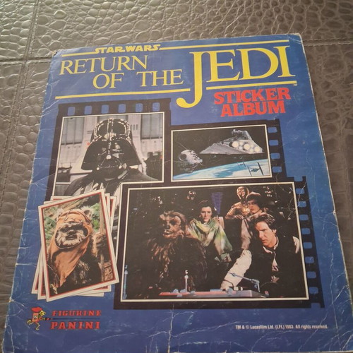 Star Wars Panini sticker album 1983 English edition used, 100% complete