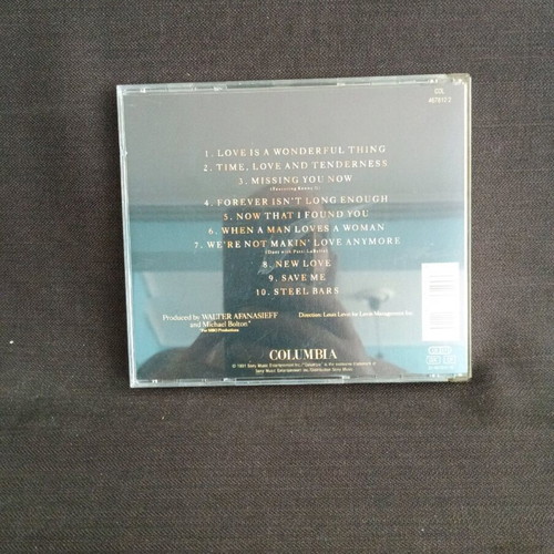 Michael Bolton Time Love And Tenderness CD like new, pop