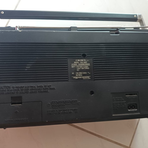 Radio cassette player
