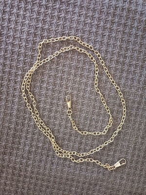 Gold shoulder chain for purse like new, 107 cm