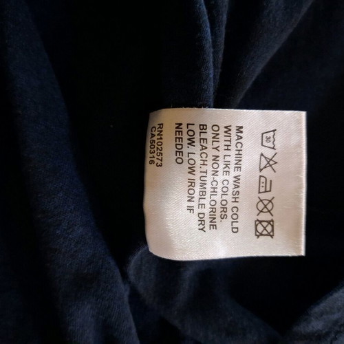 T-shirt Hollister dark blue, like new, size M, 100% cotton