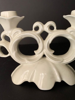 Porcelain candlestick GDR 20x15 cm like new