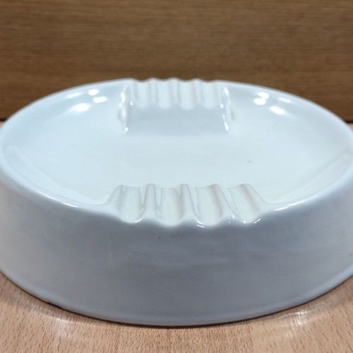 Ballantine's Scotch Whisky Ceramic Ashtray used, vintage promotional