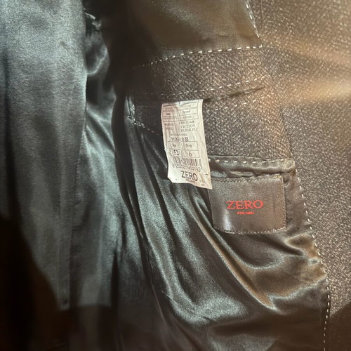 Men's long coat Zero like new, black