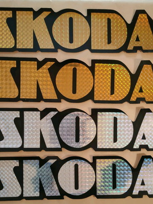 Skoda Vintage Stickers '80 New
