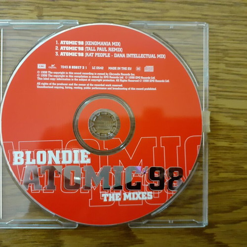 Blondie package Atomic Atomix The Very Best Of 2CD + Atomic' 98 The Mixes CD Single