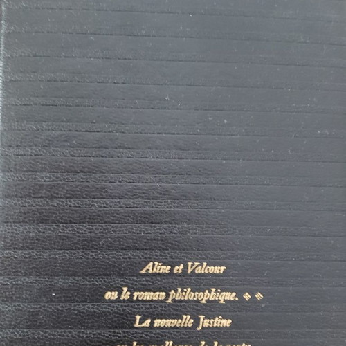 Oeuvres Complètes du Marquis de Sade volumes V-VI used