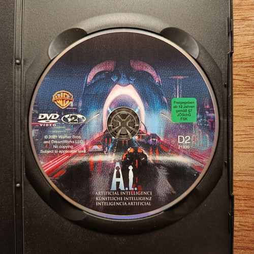 A.I. Artificial Intelligence DVD with Greek subtitles