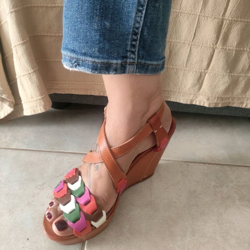 Missoni sandals size 37 like new, multicolor