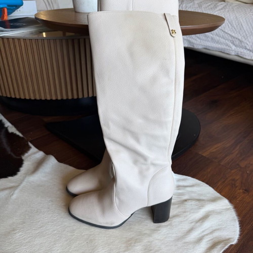 White leather boots Sante size 40 like new