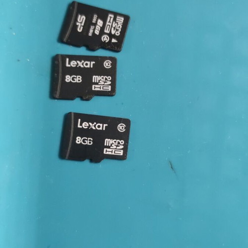 Micro SD card pack of three 8GB