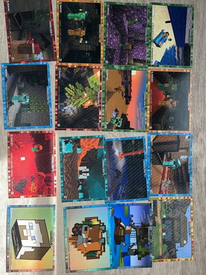 Panini Minecraft cards new in excellent condition
