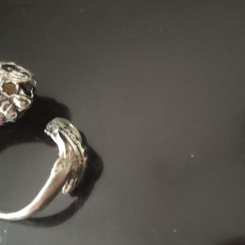 Lion Silver Ring 950 size 66 like new