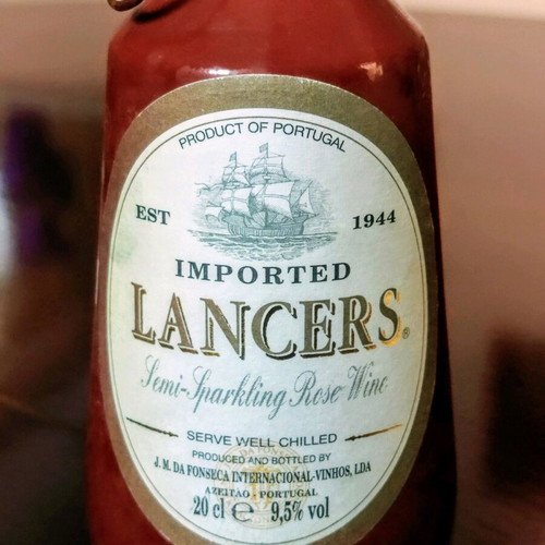 Lancers Rose Mignon wine like new, 2 bottles 20 cl, vintage 2002