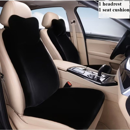 Luxury Car Seat Covers from Synthetic Rabbit Fur, like new, 4 pieces