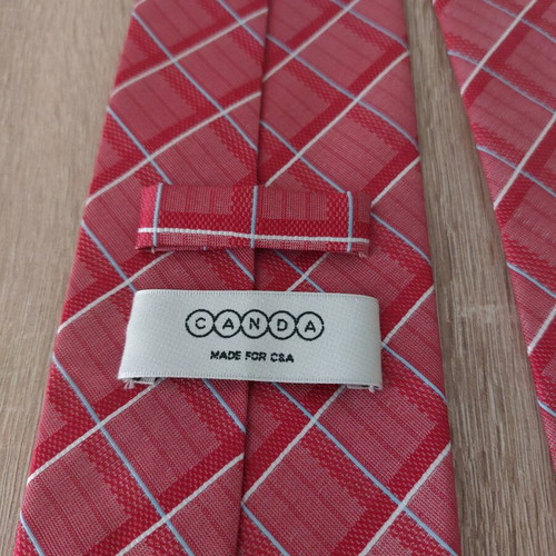 Canda men's tie like new, red