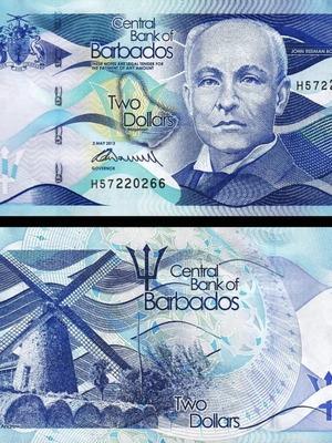 Νόμισμα Νησιά Μπαρμπέιντος 2 Dollars 2013 καινούργιο