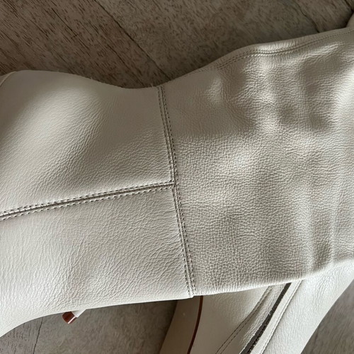 Eva Longoria leather boots new, size 39, beige