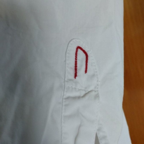 Diesel men's white dress shirt L