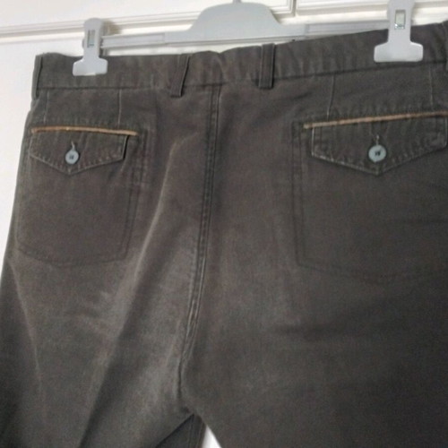 Glou men's five-pocket pants like new, brown, size XL