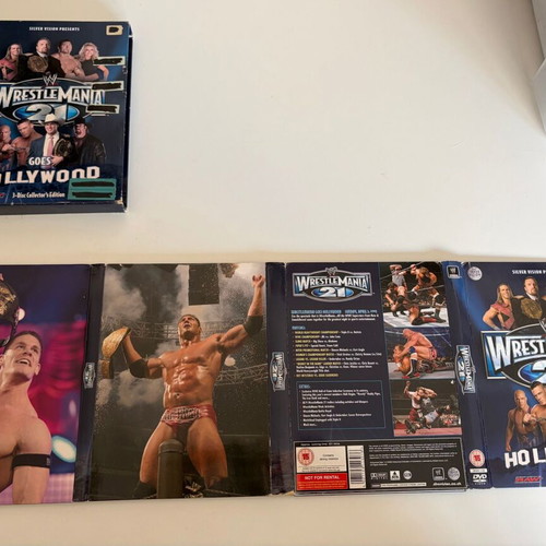 WWE WrestleMania 21 Goes Hollywood 2005 3-Disc Collector's Edition DVD used