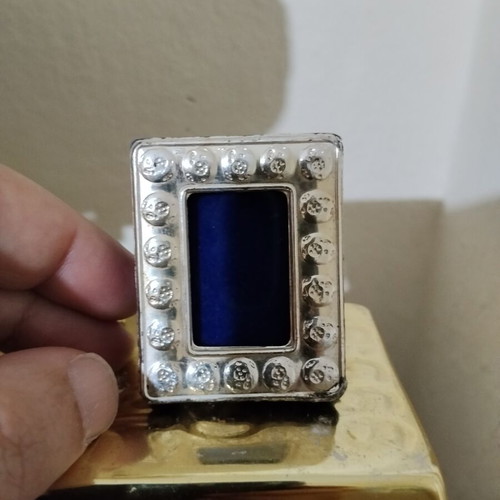 Small silver-plated frame used