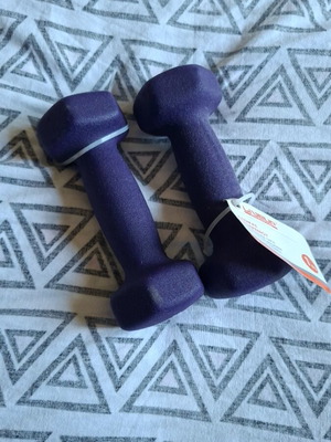 Dumbbells set of 2, 1kg each, new