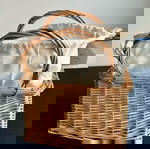  Ψάθινη τσάντα αφόρετη