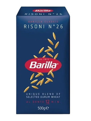 Barilla Risoni No 26 ζυμαρικά, 500γρ