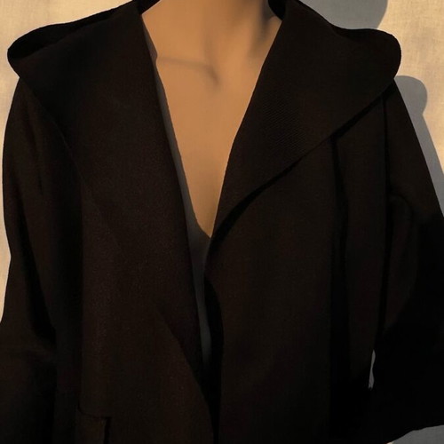 Coat - Robe like new, black, size S, Newcollection