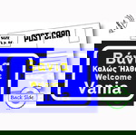  Σετ 6+1 Καρτ Ποστάλ " Βάνια " - Οδικές επιγραφές με παλιά ονόματα χωριών του νομού (Πλάτανος)