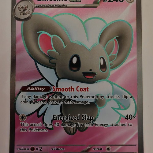 Pokémon TCG Cinccino Ex Chaos Rising card new