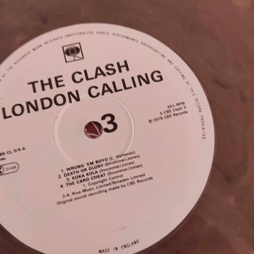 The Clash London Calling double colored vinyl album new