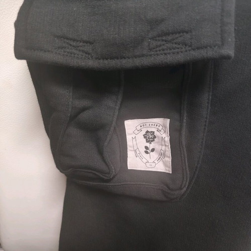 Bershka cropped sweatshirt like new, black, size S