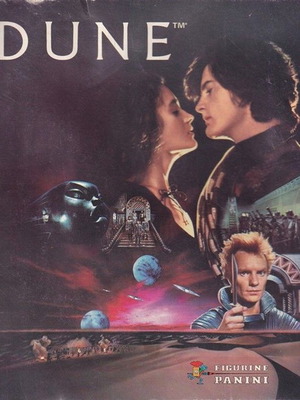 Sticker album Dune 1984 μεταχειρισμένο Panini με 5 αυτοκόλλητα