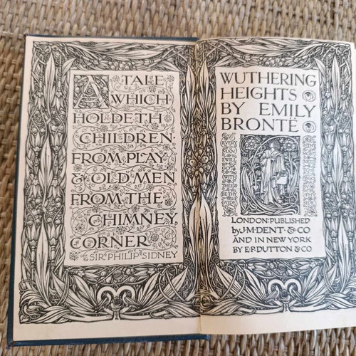 Wuthering Heights used, 1907 hardcover classic by Emily Brontë